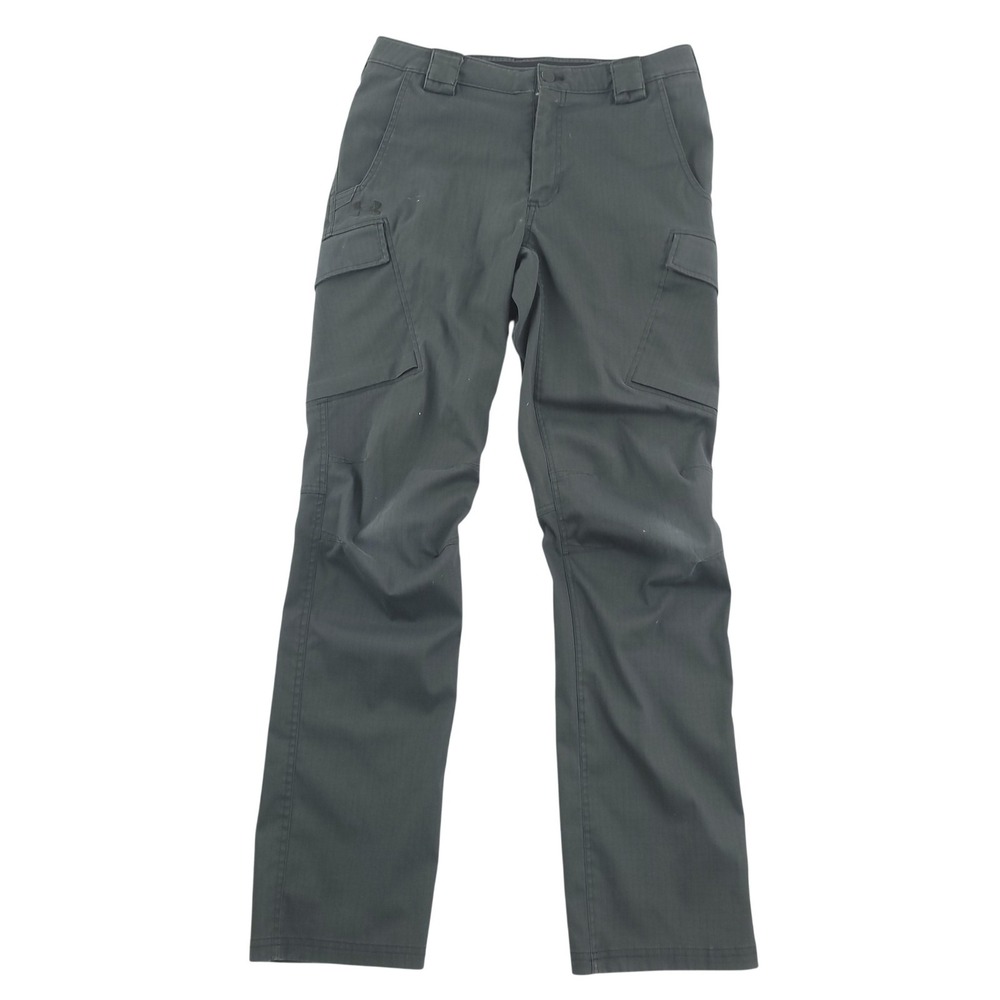 Under Armour Pants Mens 32x34 Black Cargo Microfiber Outdoor Workwear‎ Utility